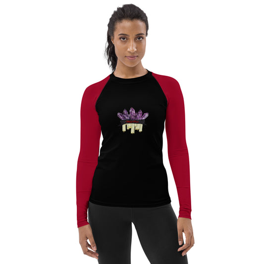 Witch Ever Red/Black Rash Guard