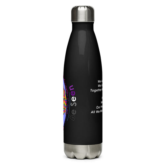 Be Seen (Design & Poem) Stainless Steel Water Bottle